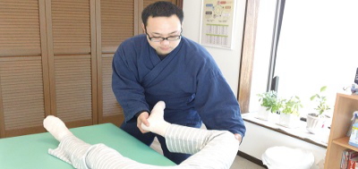 膝関節に対しての矯正