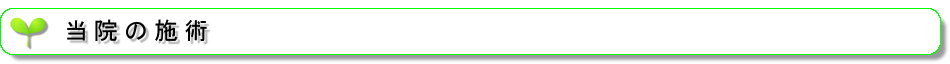 当院の施術