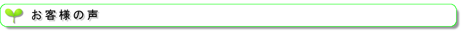 お客様の声